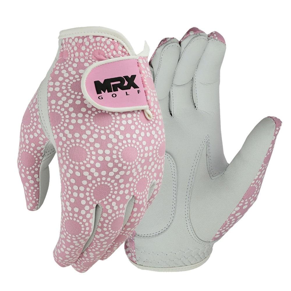 MRX Women's Golf Gloves Left & Right Hand Cabretta Leather Golfer Glove