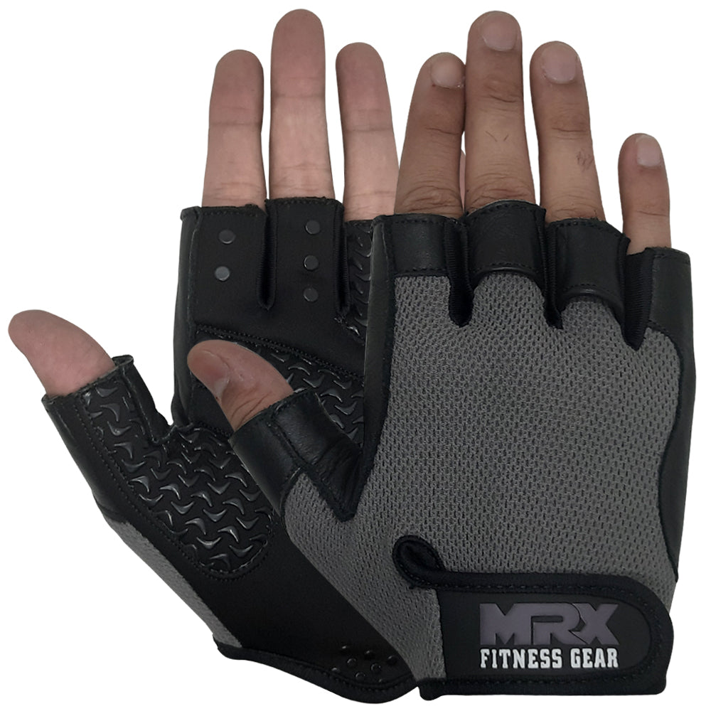 Weightlifting Gloves Grip Palm Half Finger Exercise Training Workout 2625