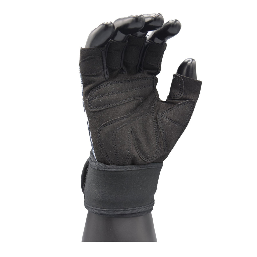 MRX Weightlifting Gloves for Gym Workout Training Long Wrist Strap