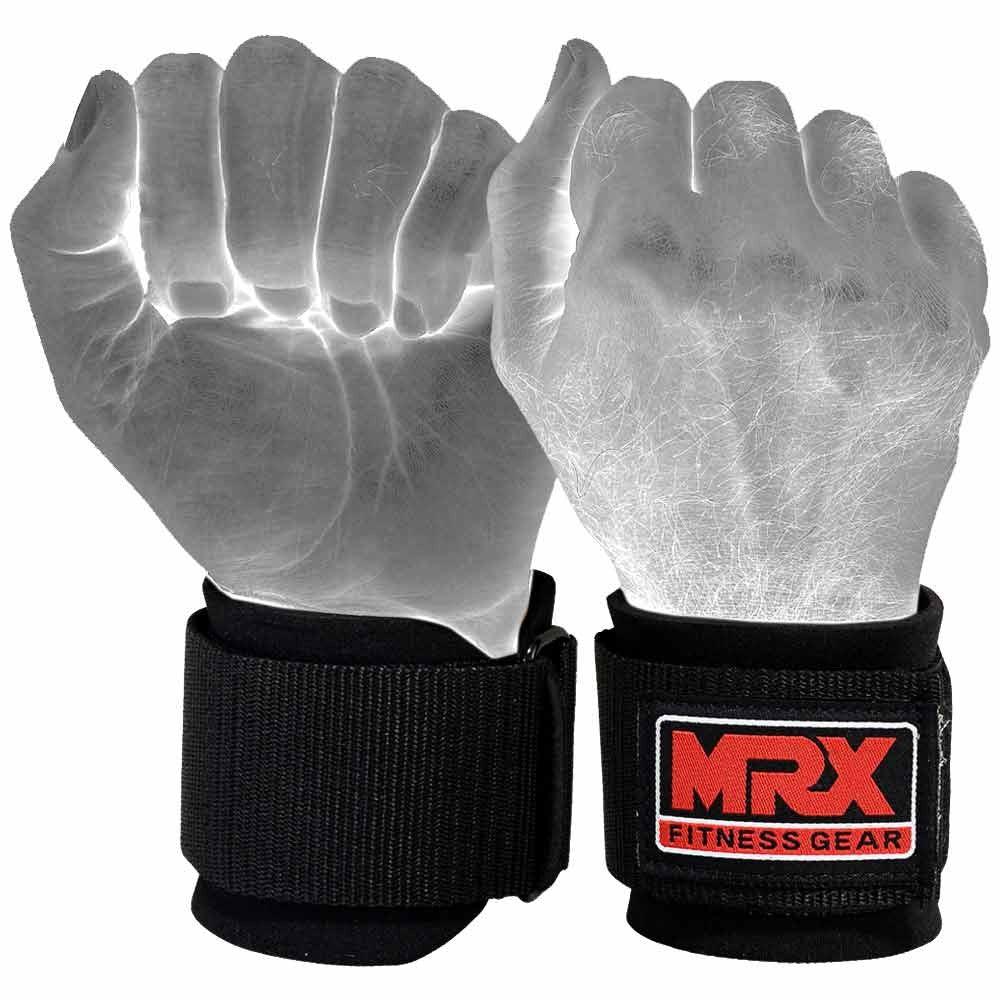 MRX Weight Lifting Wrist Straps Lifting Wrap Gym Bodybuilding Workout