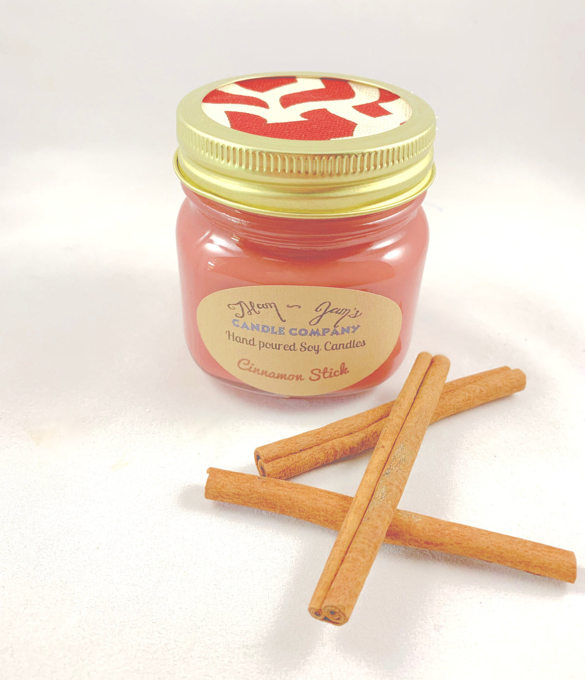 Cinnamon Stick Soy Candle – Spicy & Warm Aroma | Mam Jam’s