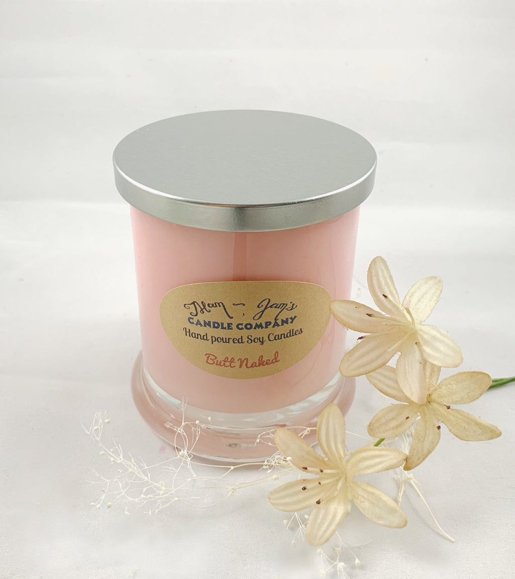 Butt Naked Soy Candle – Tropical & Fruity Scent | Mam Jam’s
