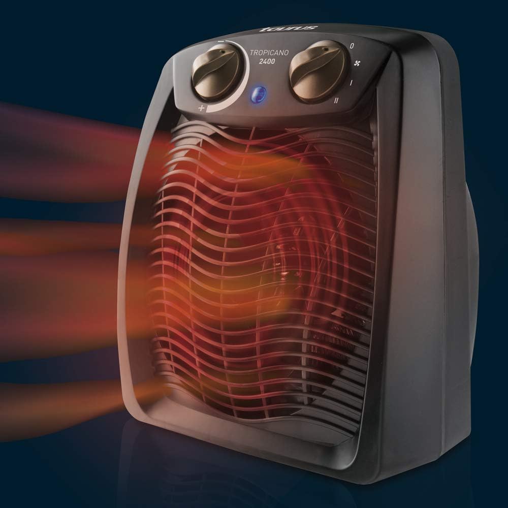 Taurus Tropicano 2400 Calefactor Eléctrico 2400W, Termostato, Ventilador