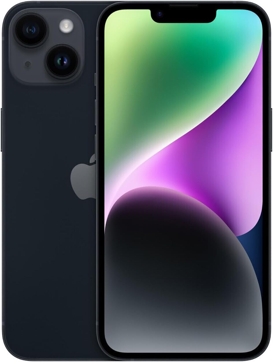 Apple iPhone 14, 128GB, Medianoche (Reacondicionado)