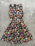Glow in the Dark Halloween Cupcake Vintage Dress