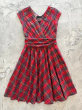 Red Plaid Greta Dress