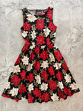 Poinsettia Vintage Dress