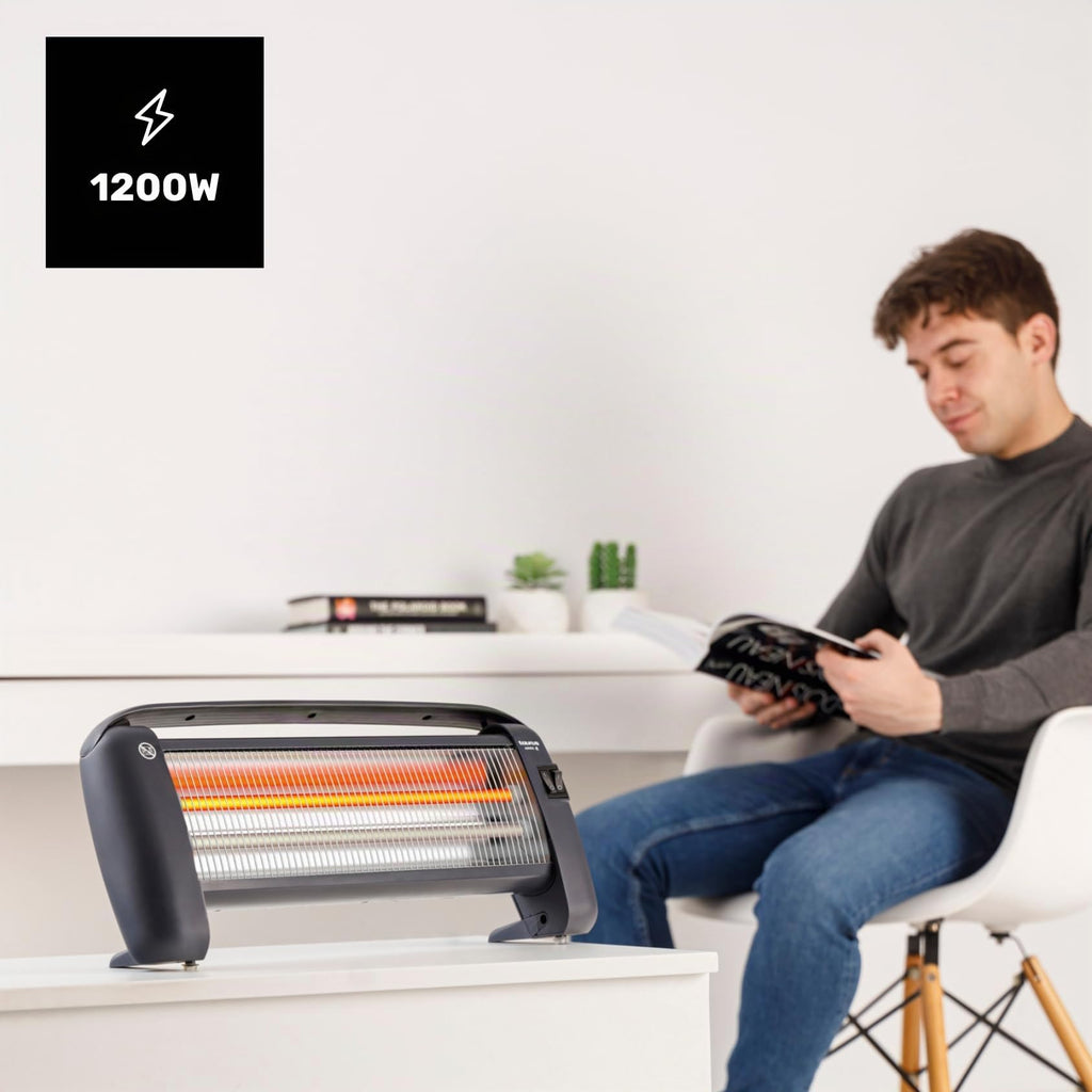 Taurus Tropicano 2400 Calefactor Eléctrico 2400W, Termostato, Ventilador