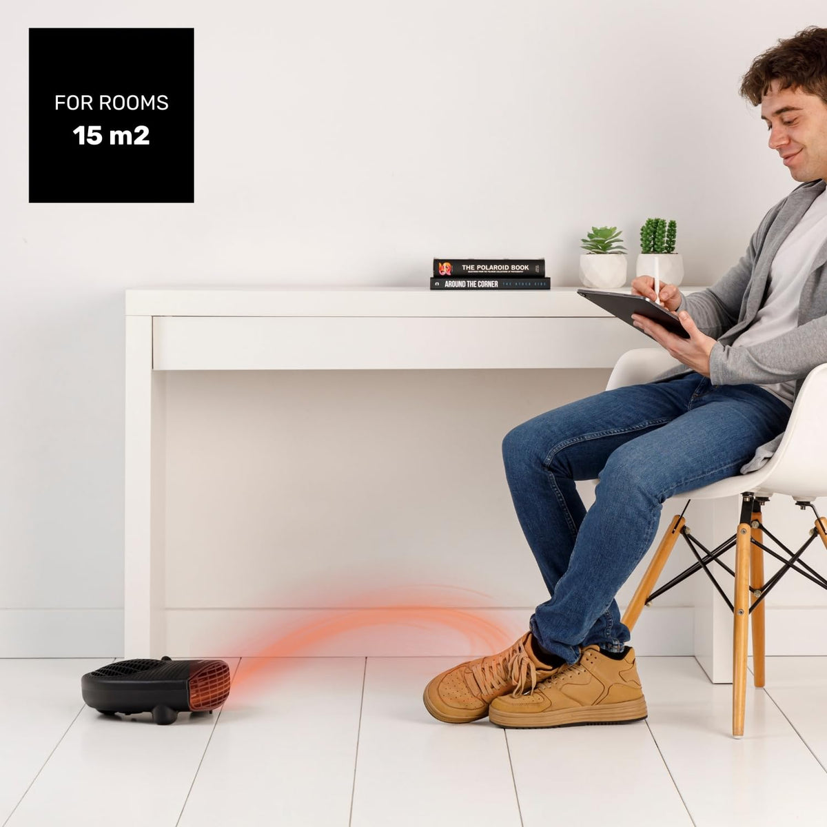 Taurus Tropicano 2400 Calefactor Eléctrico 2400W, Termostato, Ventilador
