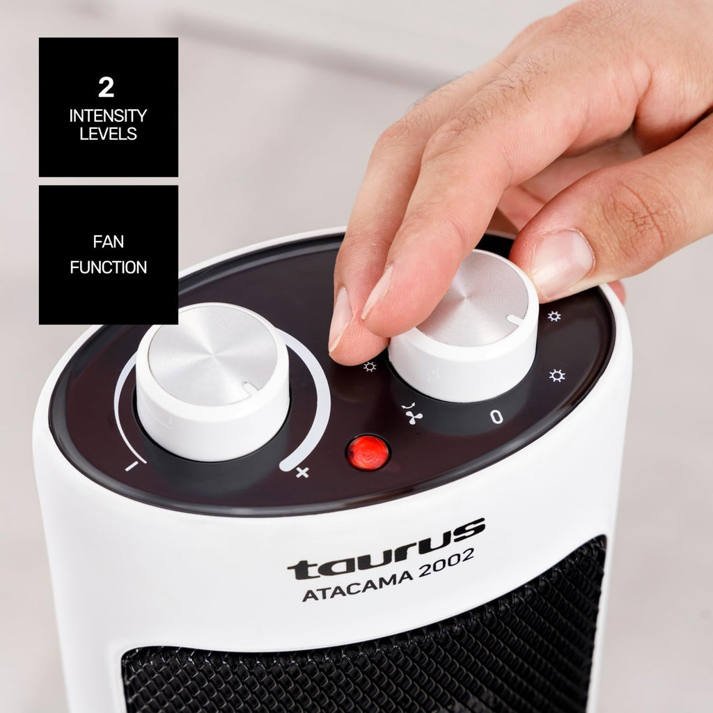 Taurus Tropicano 2400 Calefactor Eléctrico 2400W, Termostato, Ventilador
