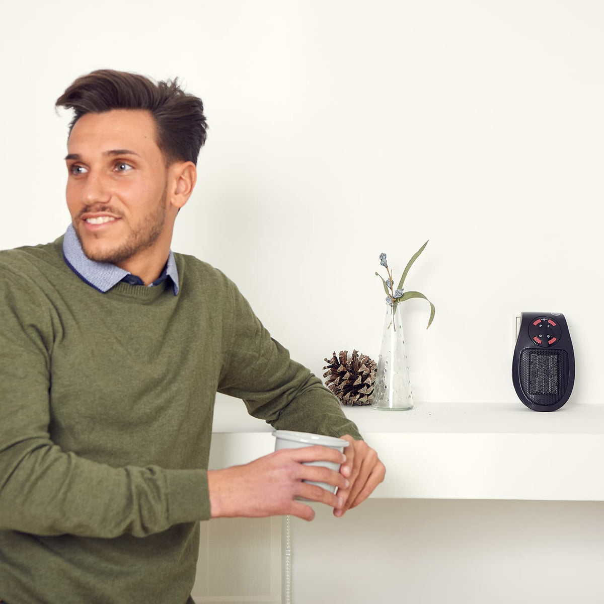 Taurus Tropicano 2400 Calefactor Eléctrico 2400W, Termostato, Ventilador