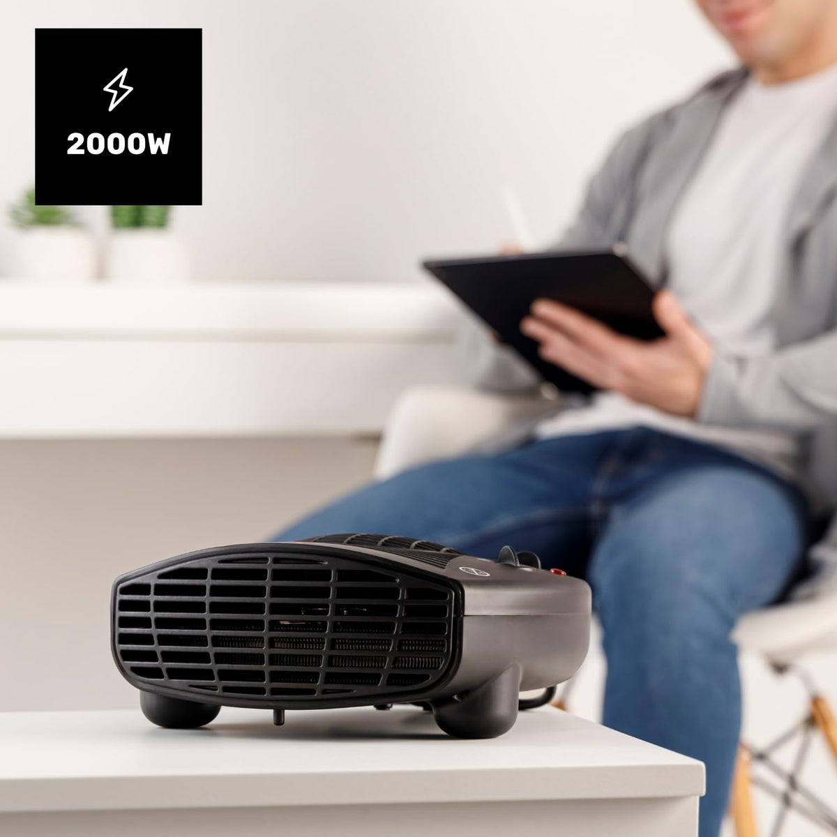 Taurus Tropicano 2400 Calefactor Eléctrico 2400W, Termostato, Ventilador
