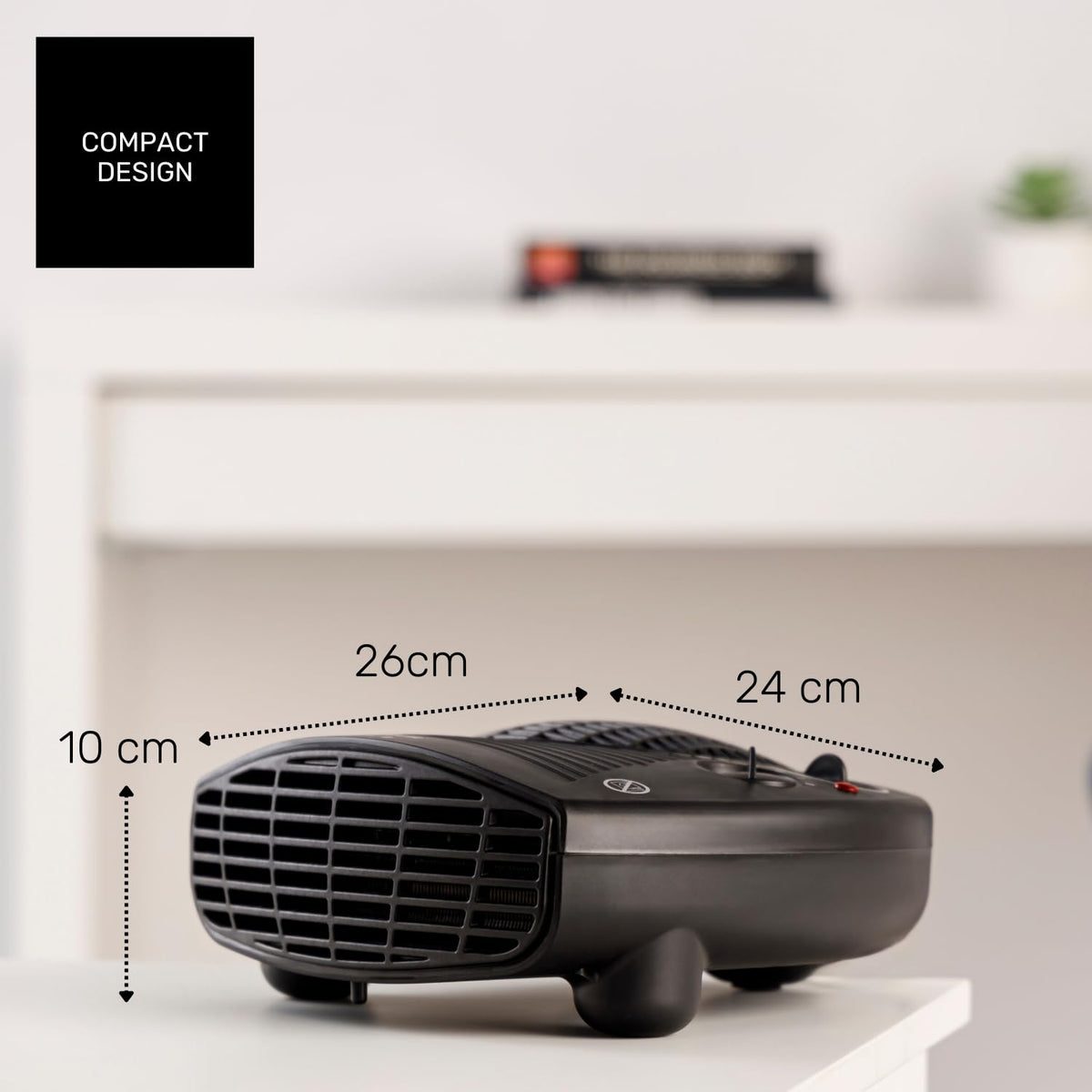 Taurus Tropicano 2400 Calefactor Eléctrico 2400W, Termostato, Ventilador