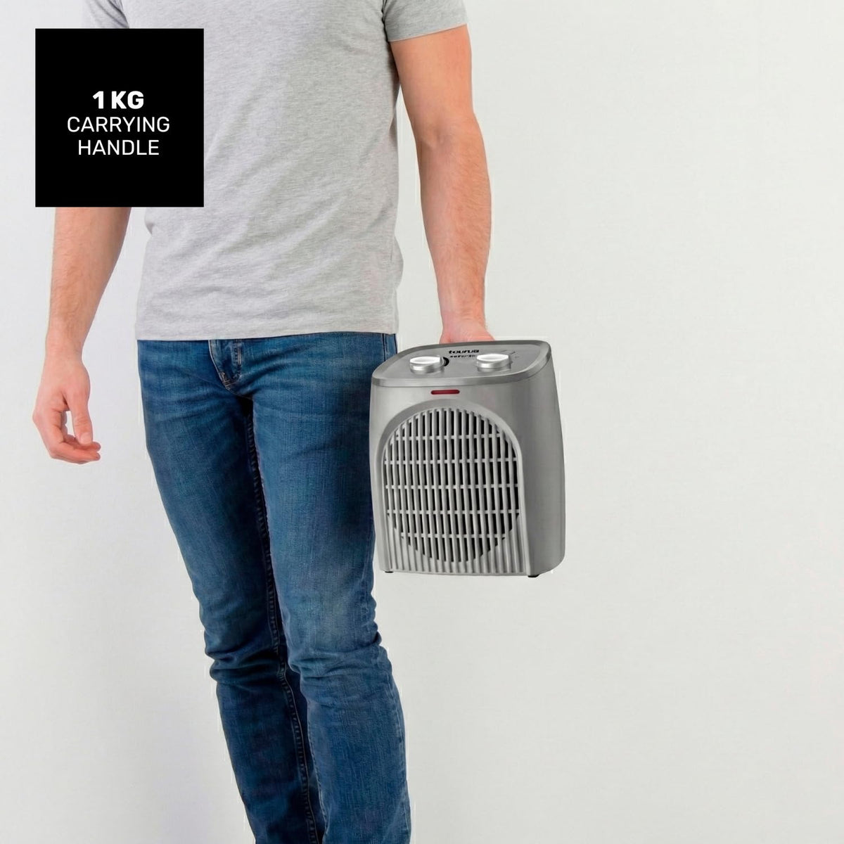 Taurus Tropicano 2400 Calefactor Eléctrico 2400W, Termostato, Ventilador