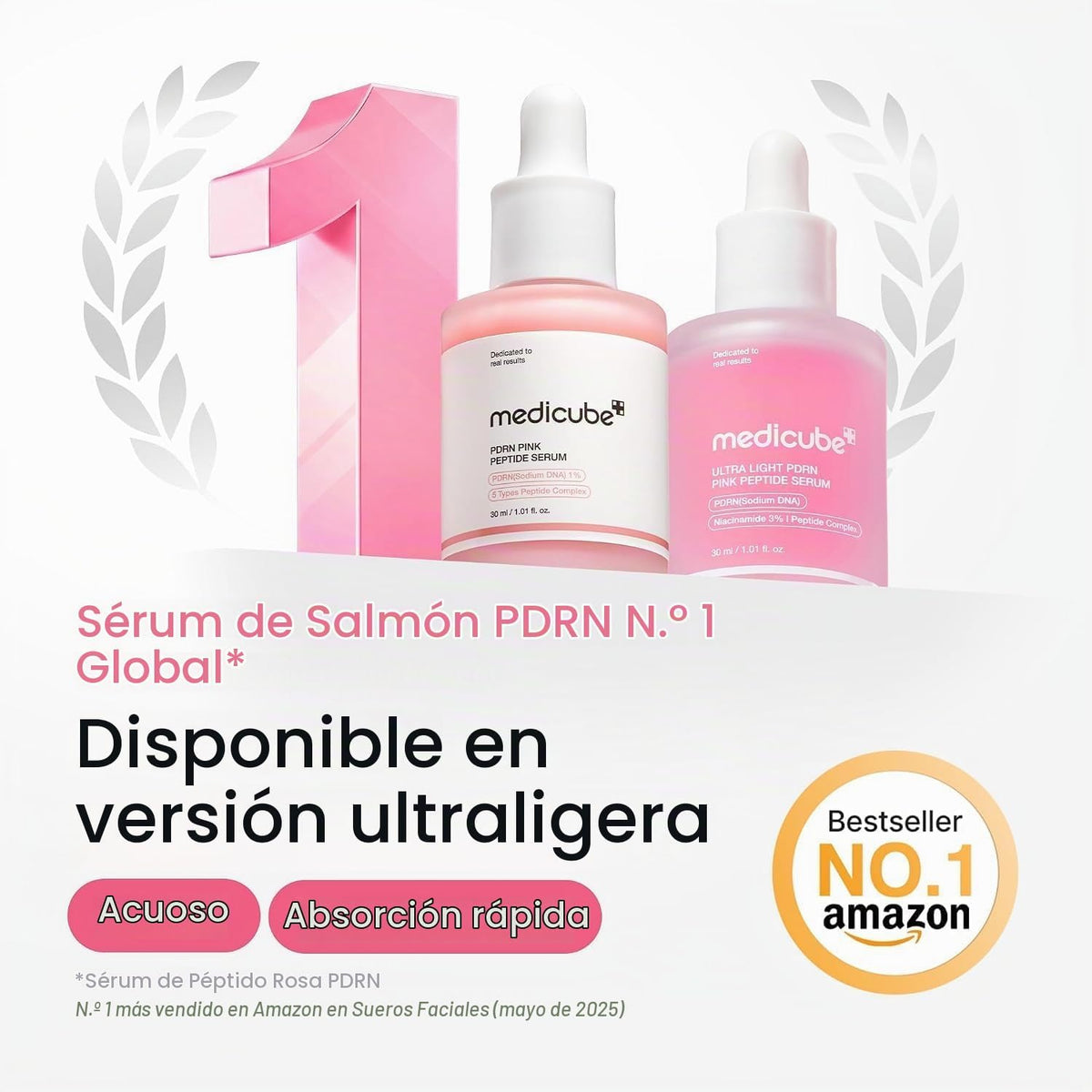 medicube PDRN Pink Peptide Serum with Salmon DNA