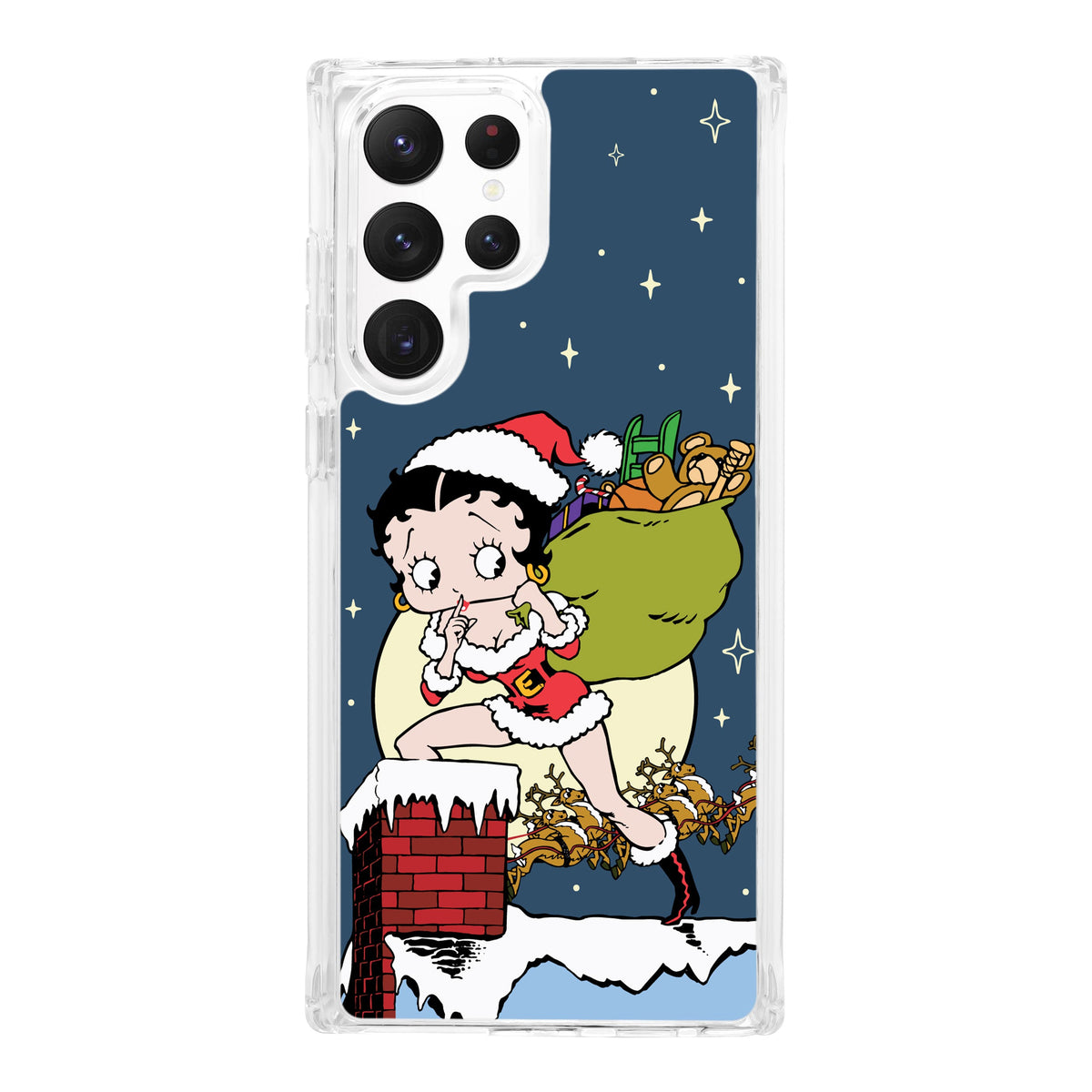 Betty Boop Christmas HD Samsung Galaxy S24 Phone Case