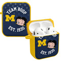Michigan Wolverines X Betty Boop HDX Apple AirPods Gen 1 & 2 Case Cover