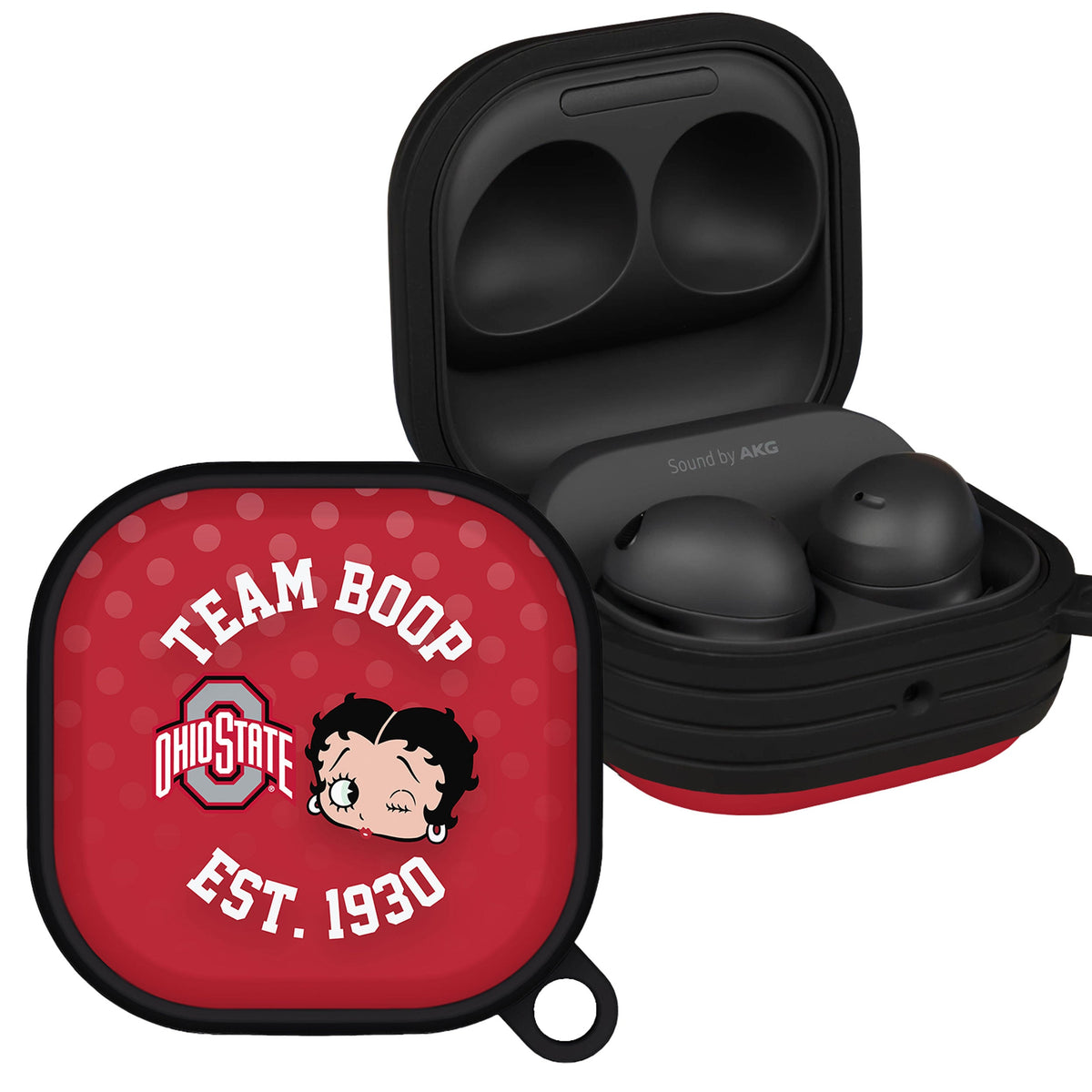 Ohio State Buckeyes X Betty Boop HDX Samsung Galaxy Buds Pro & Buds Live Case Cover