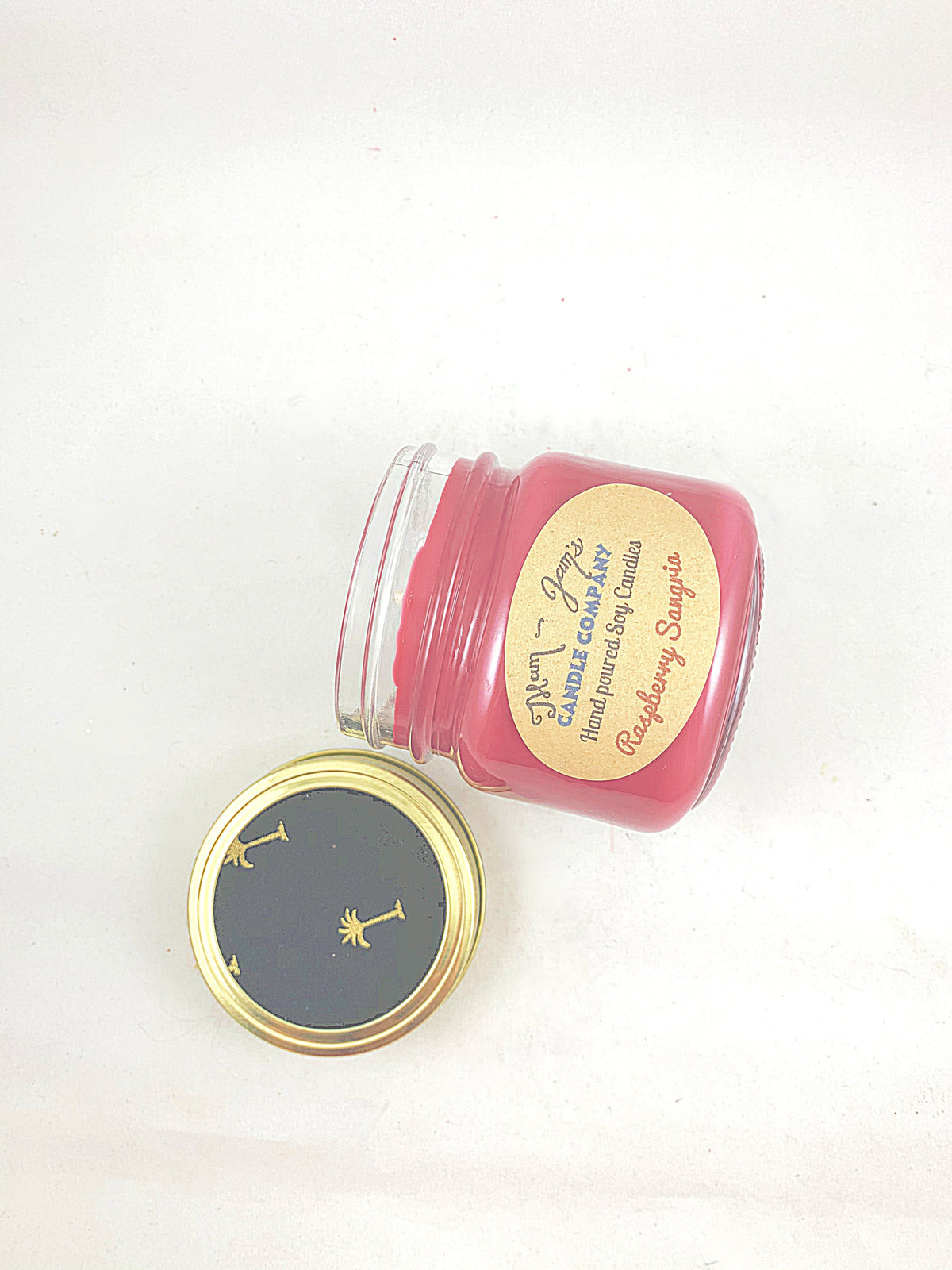 Raspberry Sangria Soy Candle – Fruity & Refreshing Scent | Mam Jam’s
