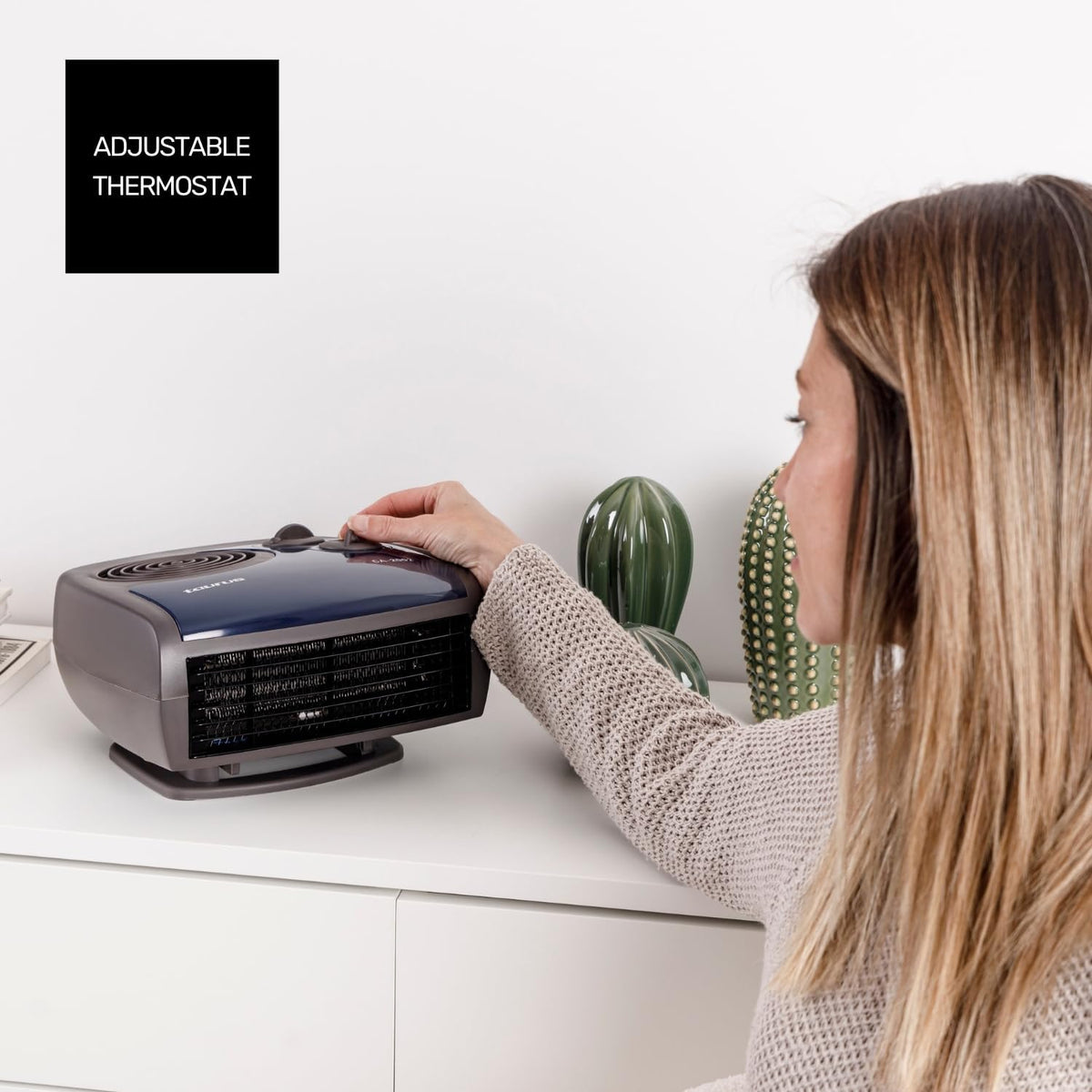 Taurus Tropicano 2400 Calefactor Eléctrico 2400W, Termostato, Ventilador