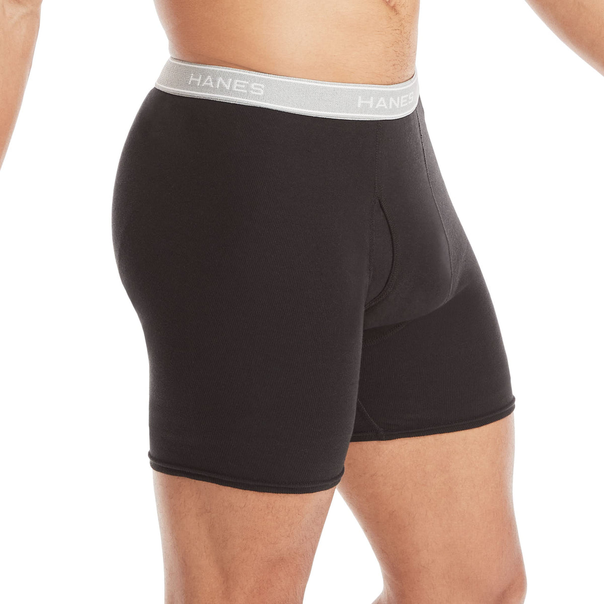 Hanes Men's Underwear Boxer Briefs Pack, Cool & Breathable Cotton Moisture-wicking Underwear for Men, No Ride Up