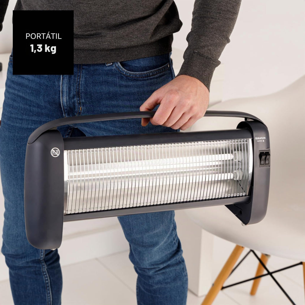 Taurus Tropicano 2400 Calefactor Eléctrico 2400W, Termostato, Ventilador