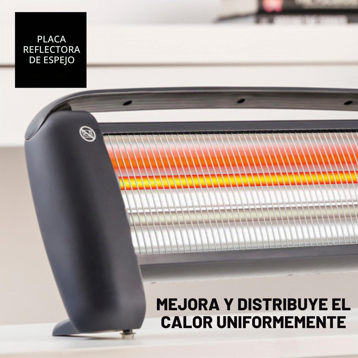 Taurus Tropicano 2400 Calefactor Eléctrico 2400W, Termostato, Ventilador