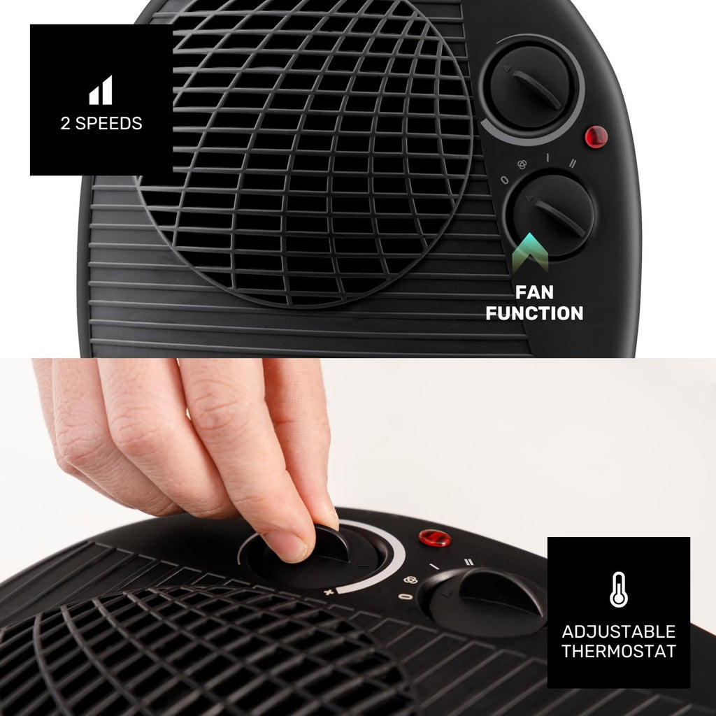 Taurus Tropicano 2400 Calefactor Eléctrico 2400W, Termostato, Ventilador