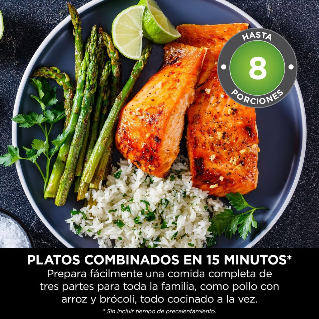 Ninja Combi, Olla Eléctrica Multifunción 12 en 1, Comidas Familiares, Gris