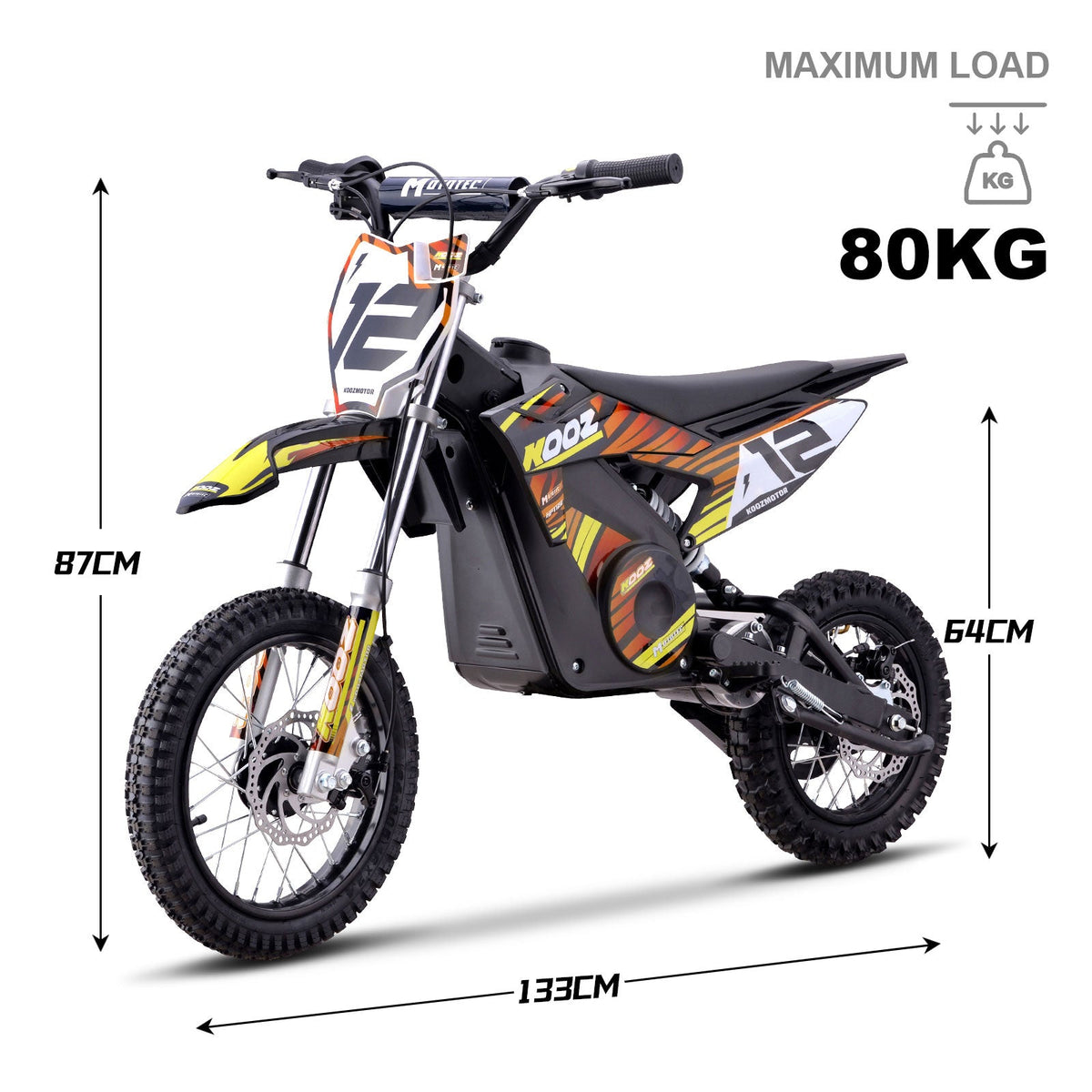 36V Lithium Mini Dirt Bike 1000W