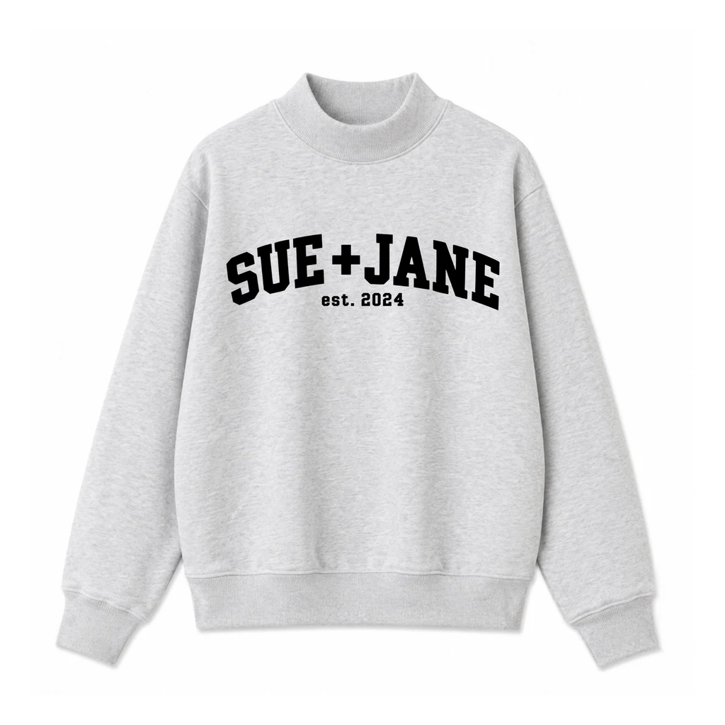 Classic Varsity Fleece Mock Neck