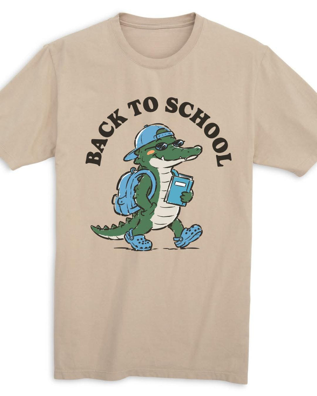 Back To School Alligator Organic Cotton Tee