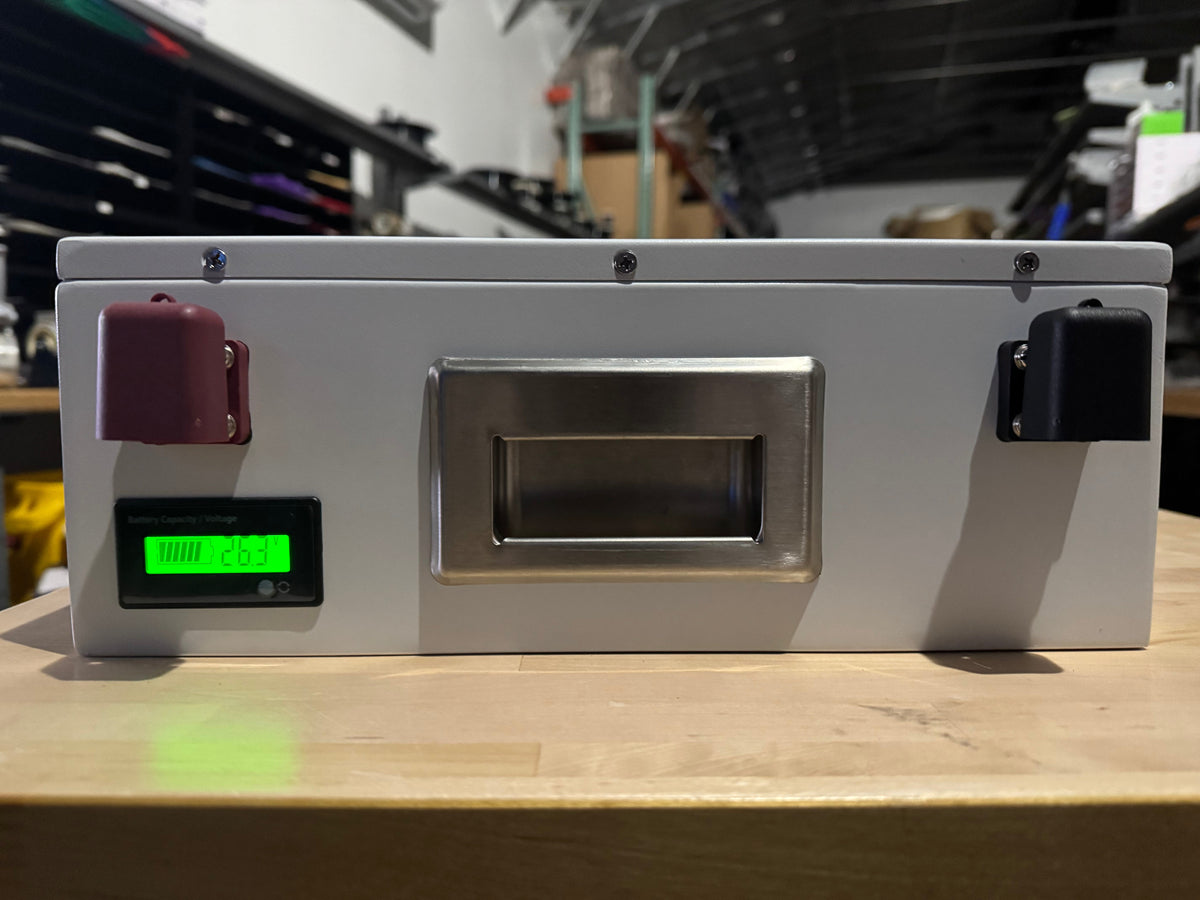 Stackable LFP Battery (14"x13"x5", 50 Lbs)