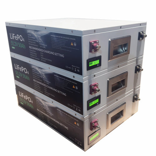 24V 100Ah LiFePO4 Battery with Active Balance & 100A BMS