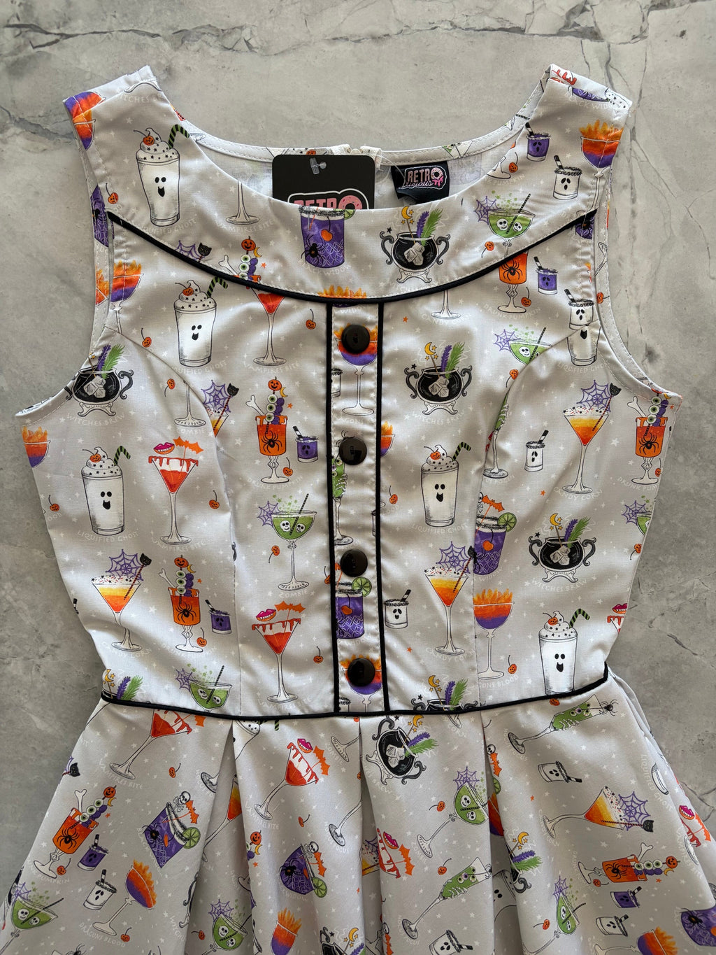 Elizabeth Dress in Witches Brew