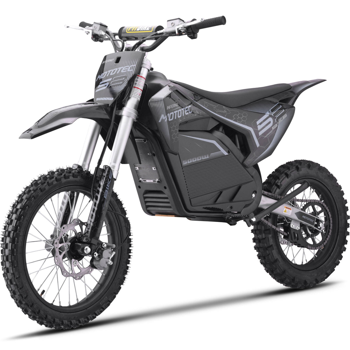 72V 5 kW Electric Dirt Bike (5,000 Watts)