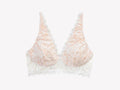 Vela Wireless Bra, White / Blush