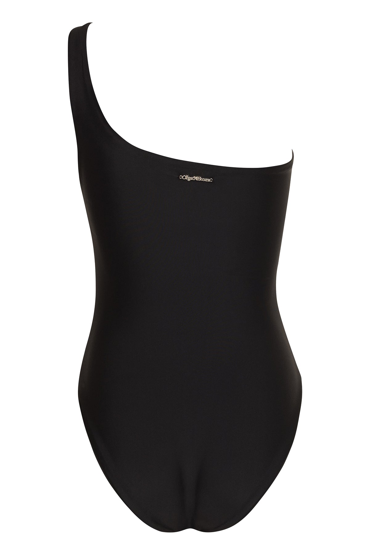 Vanda - StripeOne Shoulder Style Swimsuit