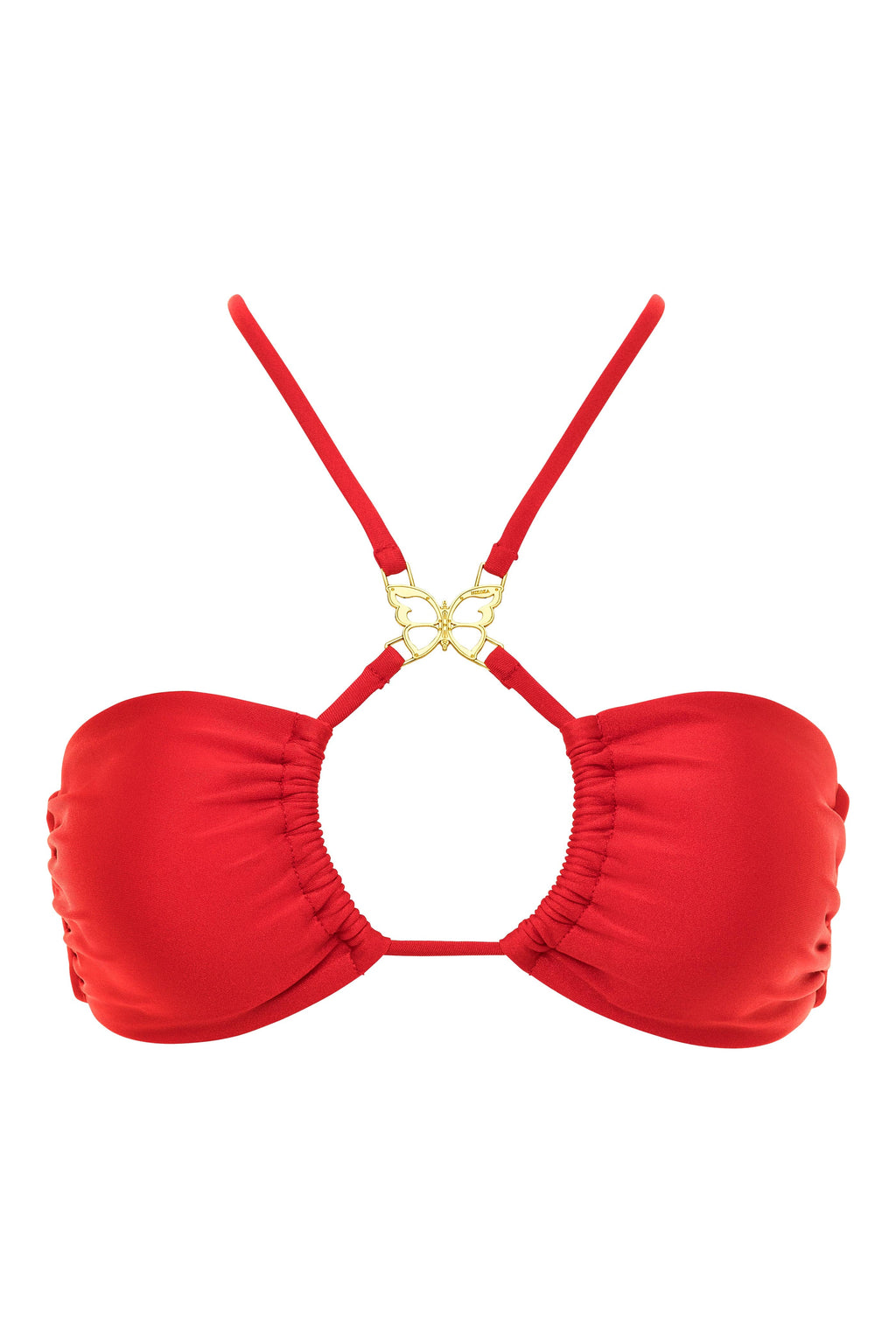 Camila Red Bikini Top