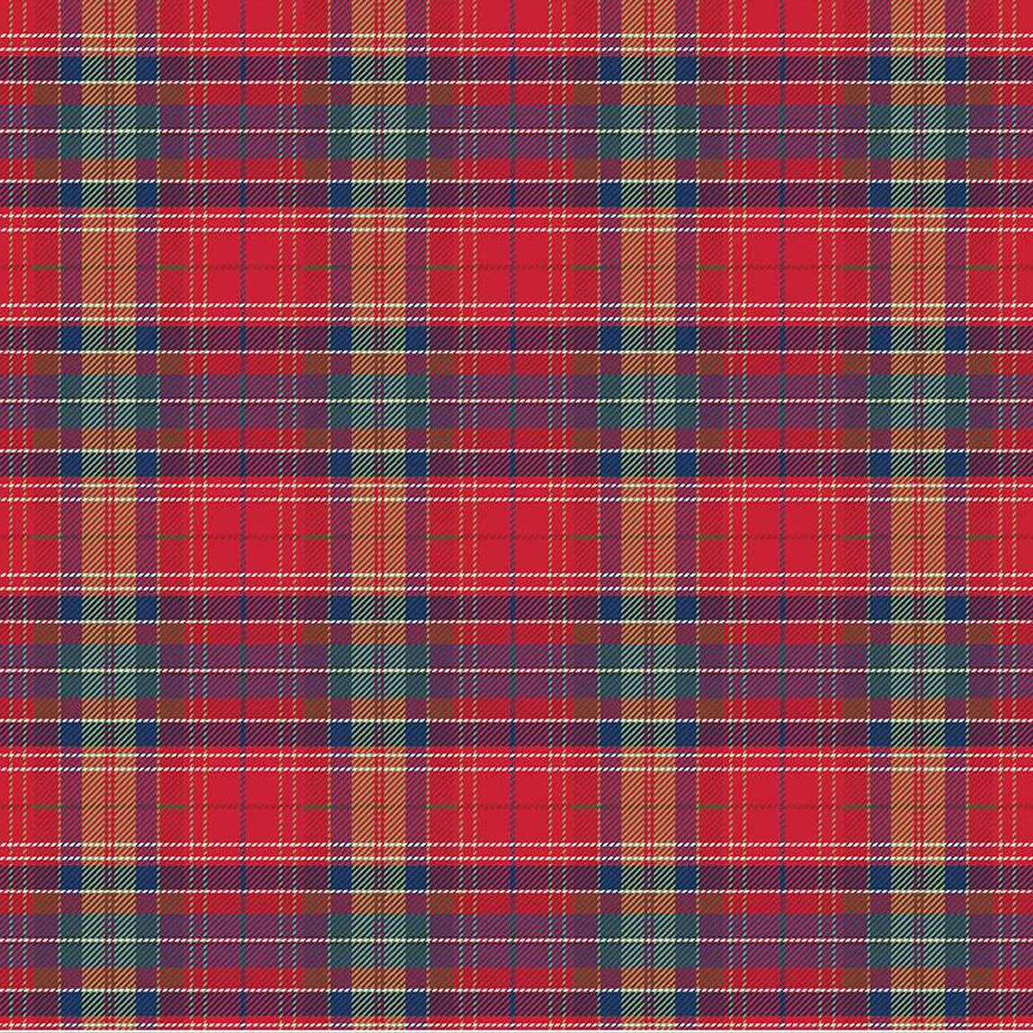 Red Plaid Greta Dress