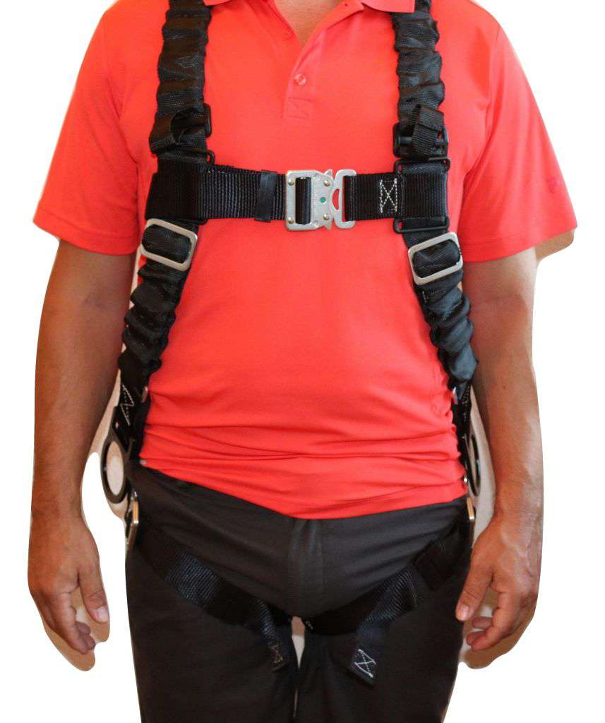 Ultra Pillow-Flex Harness, Quick Release, 3 D-Rings & Padded Leg Straps | UPF-96305QL