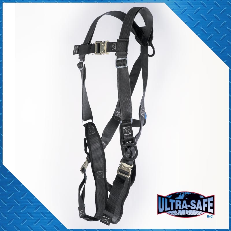 Ultra Pillow-Flex Harness, Quick Release, 3 D-Rings & Padded Leg Straps | UPF-96305QL